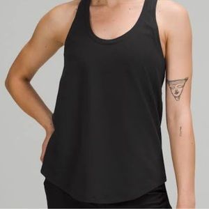 Lululemon black racerback tank size 4